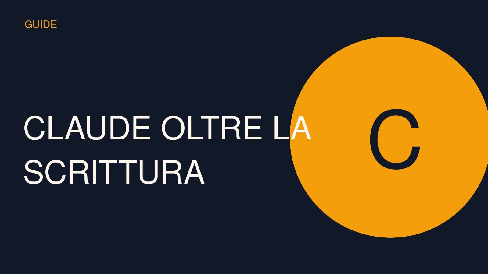 Copertina concettuale ad alto impatto per Claude AI: guida completa per scrittura, documenti, analisi e codice