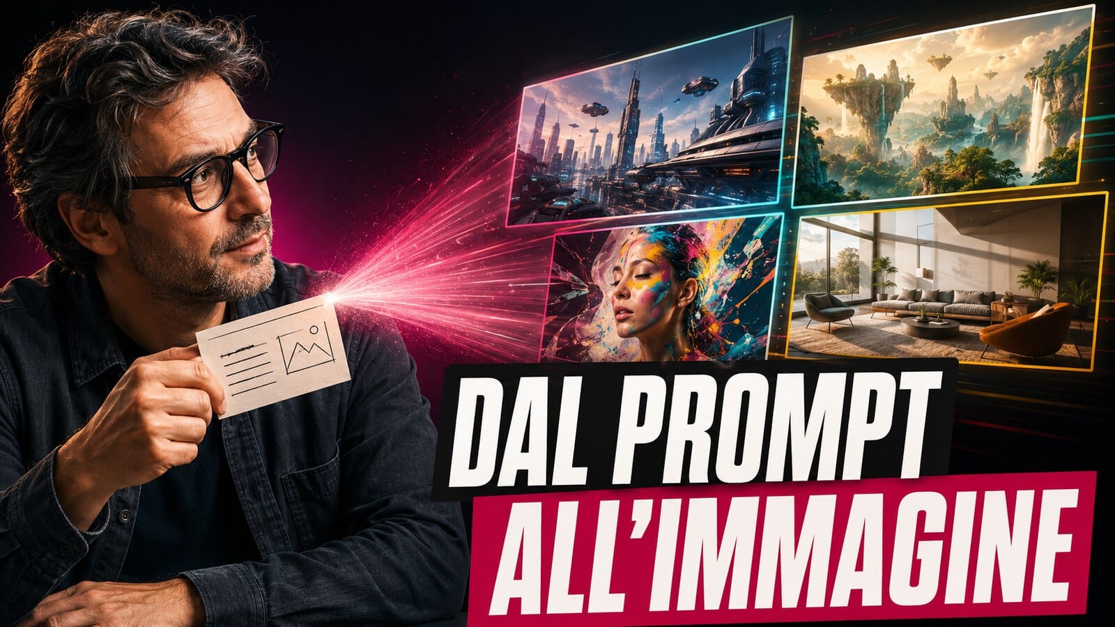 Dal prompt all’immagine: una breve descrizione genera quattro differenti mondi visivi