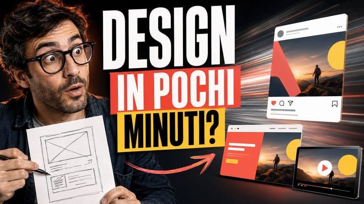 Design in pochi minuti? Dallo schizzo a contenuti pronti per diversi formati con l’AI
