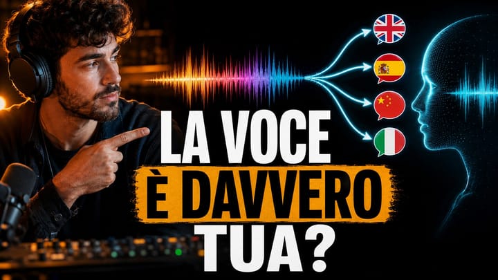 La voce è davvero tua? Sintesi vocale, doppiaggio multilingue e identità della voce con l’intelligenza artificiale