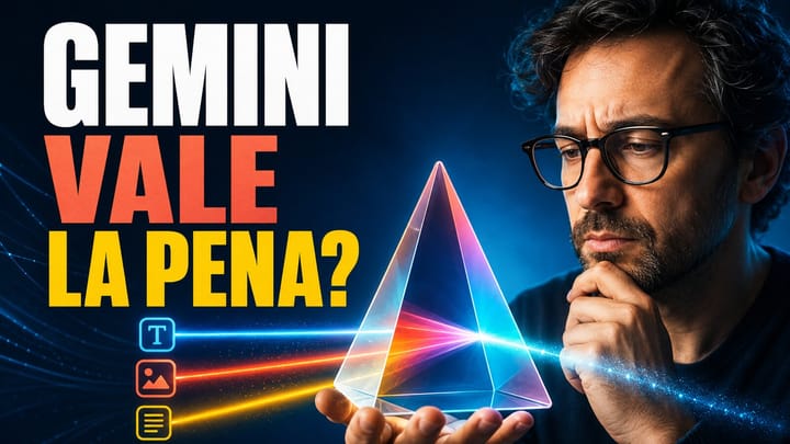 Copertina editoriale ad alto impatto per Gemini