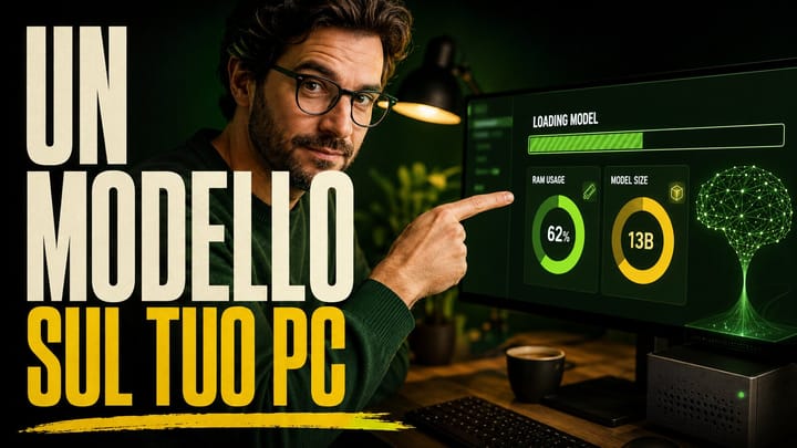 Copertina editoriale ad alto impatto per LM Studio